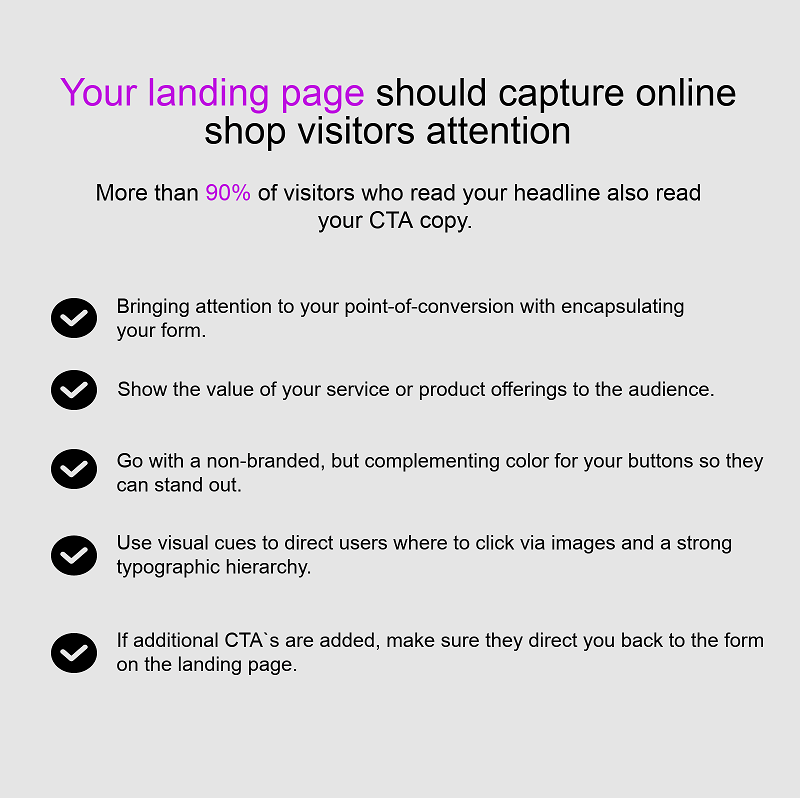 These are the most popular landing pages a first-time visitor sees when they enter online shops